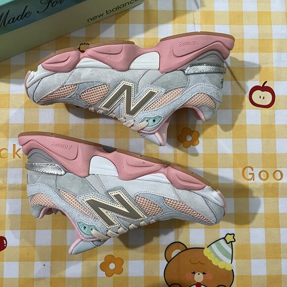 New Balance Shoes - New Balance 9060 Gray And Pink Running Shoes